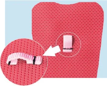 JUKI AB-1360 — Пришивание петель для шнурков