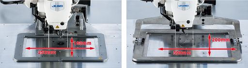 JUKI AMS-221F-SS2516 / AMS-221F-SL2516 — Серия AMS-221F представлена двумя моделями с разной областью шитья