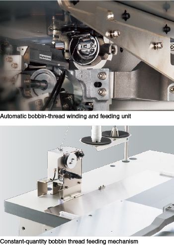 JUKI AMS-224EN-4530R, AMS-224EN-4530R/AW-3 — AW-3 — автоматическое устройство намотки и подачи нижней нити (опция)