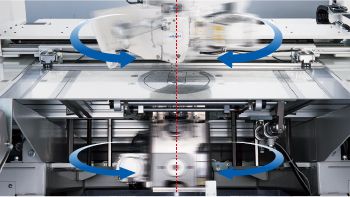 JUKI AMS-251 — Механизм поворота головки обеспечивает высококачественные швы во всех направлениях