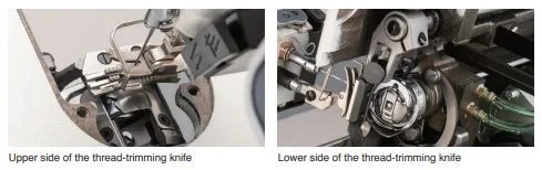 JUKI DDL900CS-H — Остаток нити на материале — 3,5 мм