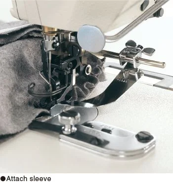 JUKI DLU-5494N-7/ IT-100A — Машина позволяет даже неопытным операторам легко и качественно выполнять операции посадки