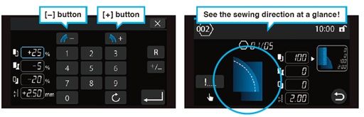 JUKI DX-01 — Настройка величины ленточной подачи