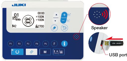JUKI LK-1903S-SS — Голосовое сопровождение для оператора