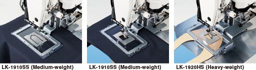 JUKI LK-1920 — Основные области применения