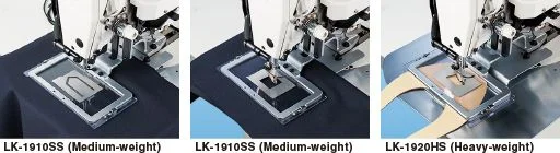 JUKI LK-1920 — Основные области применения