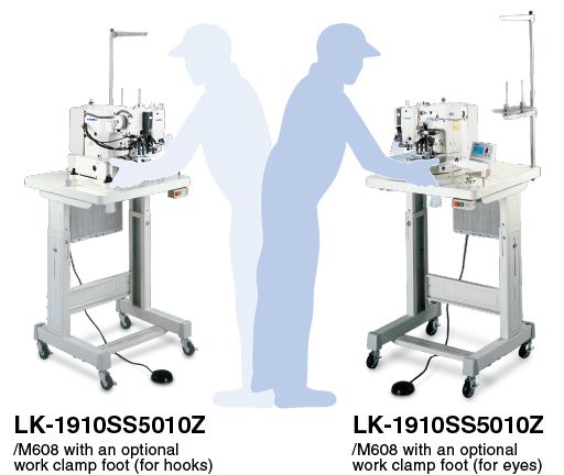 JUKI LK-1910SS5010Z — Повышение производительности при использовании двух машин LK-1910SS5010Z