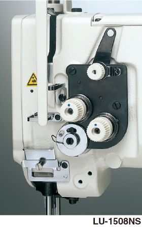 JUKI LU-1508NS, LU-1509NS — Машина оснащена механизмом двойного натяжения