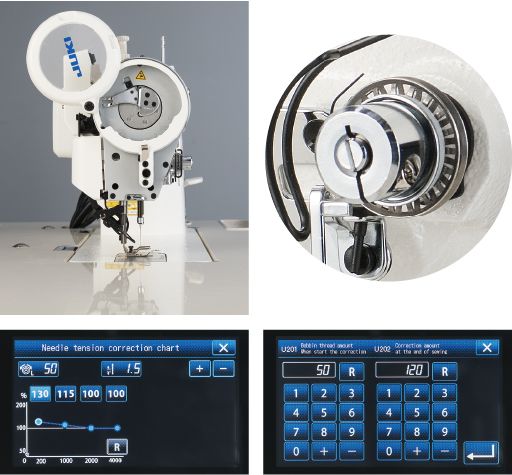 JUKI LZ-2290CF-7 — Ротационное активное натяжение