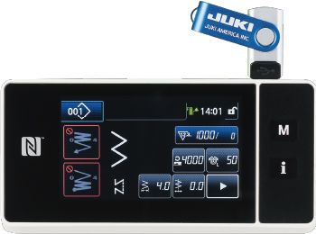 JUKI LZ-2290CS — Управление данными и швейной машиной через интернет вещей