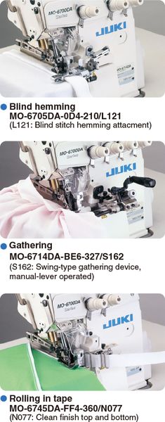 JUKI MO-6704DA — Доступен широкий выбор модификаций