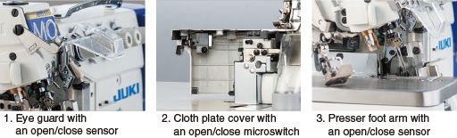 JUKI MO-6804S — Блок датчика крышки и блок микропереключателя крышки