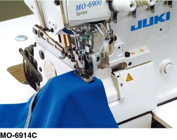 JUKI MO-6914C — Машина обеспечивает красивые швы высокого качества на повышенных скоростях