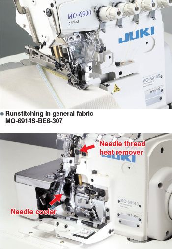 JUKI MO-6904S — Машина обеспечивает как красивое, так и улучшенное качество шва на более высоких скоростях