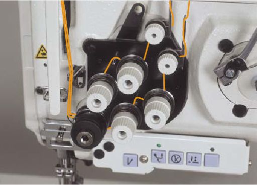 JUKI PLC-1710-7 — Двойной механизм натяжения