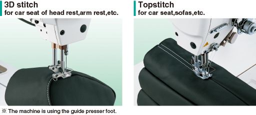 JUKI PLC-2760S-7 (Large hook) PLC-2760NS-7 (Large hook) PLC-2760NM-7 (Small hook) — Стежки с аутентичным качеством