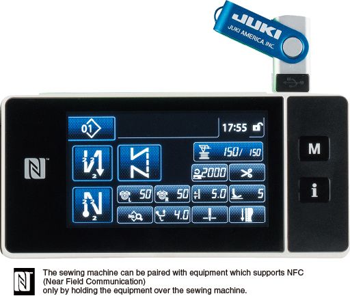 JUKI PLC-2710VS-7 / PLC-2710NVS-7 — Управление данными и швейной машиной с помощью IoT (Интернет вещей)
