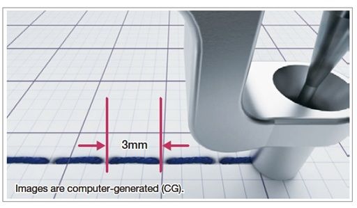 JUKI PS-800-13085 — Оснащена фирменной рамной конструкцией JUKI и технологией управления подачей