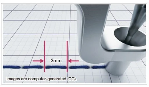 JUKI PS-800-13085 — Оснащена фирменной рамной конструкцией JUKI и технологией управления подачей