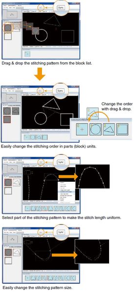 JUKI PTN-JX — Конвертер DXF (включён в CD-R с PTN-JX)