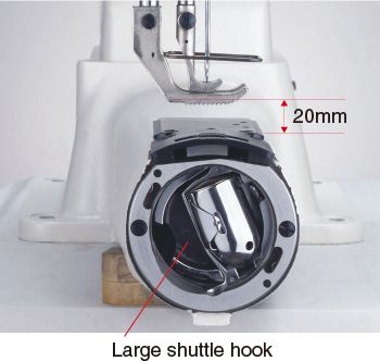 JUKI TSU-471U — Частота замены нижней нити снижена